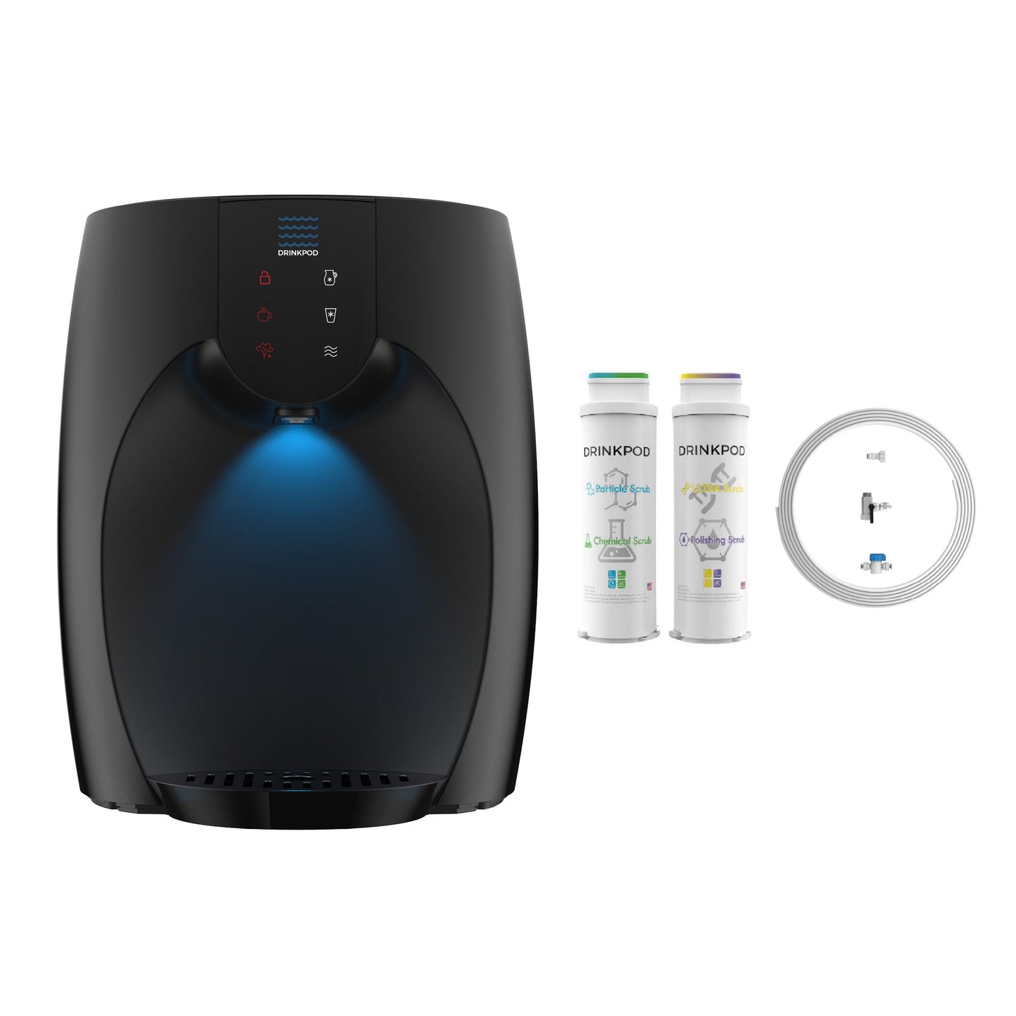 Onyx Pro Series - Counter Bottleless Watercooler | UV Light | Ultra+3 Purification by Drinkpod