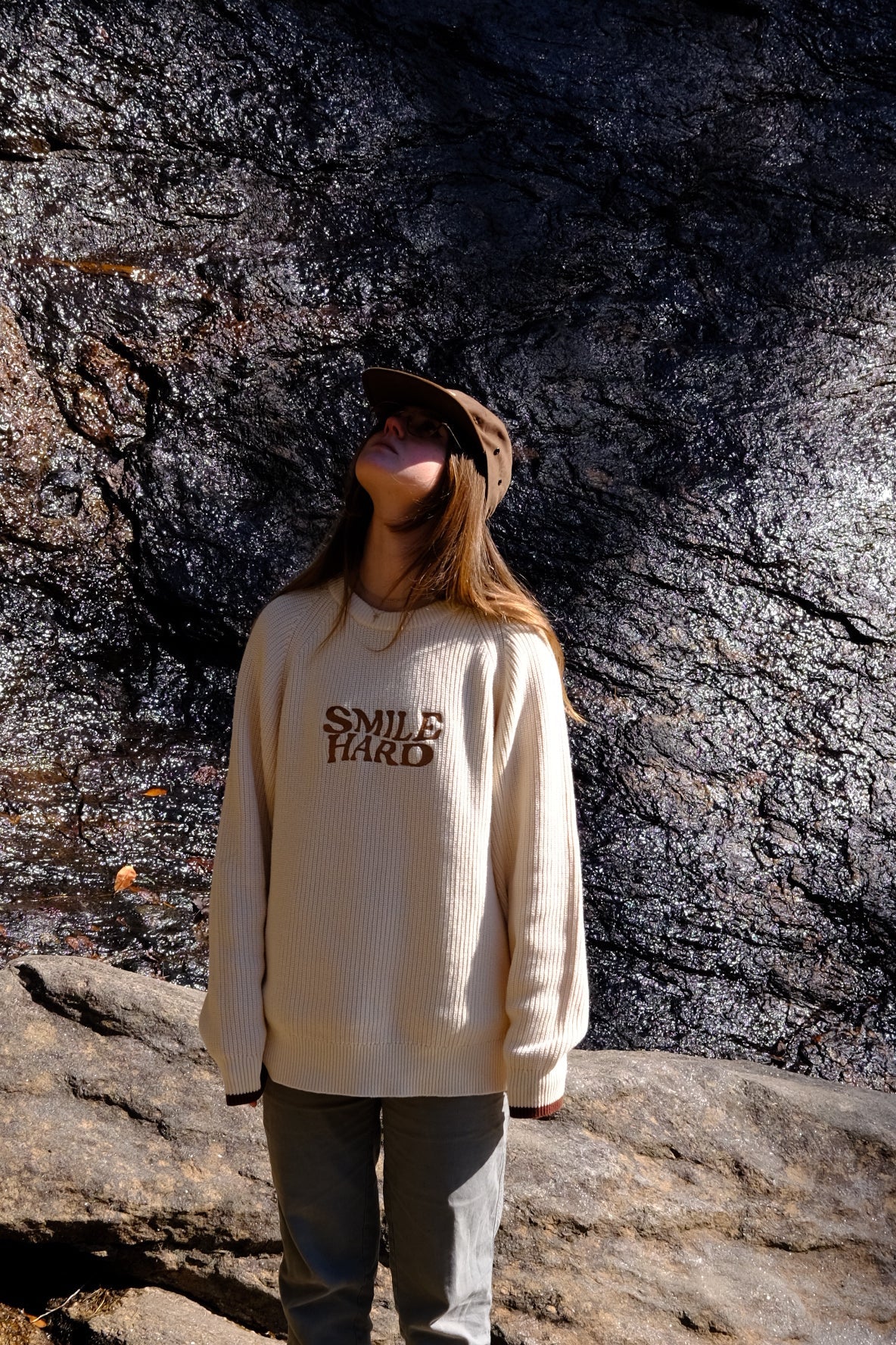 OVERSIZED HEAVYWEIGHT SMILE HARD SWEATER