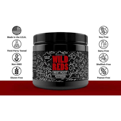 Wild Reds Powder Natural Pre-Workout Energy Mix 5.8oz by Wild Foods