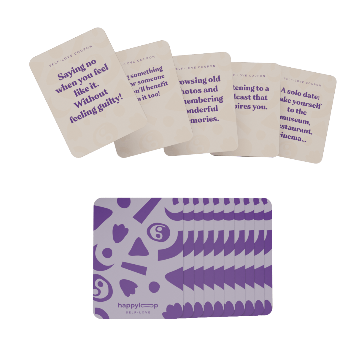 30 Days of Self-Love Coupons Mini Cards Deck