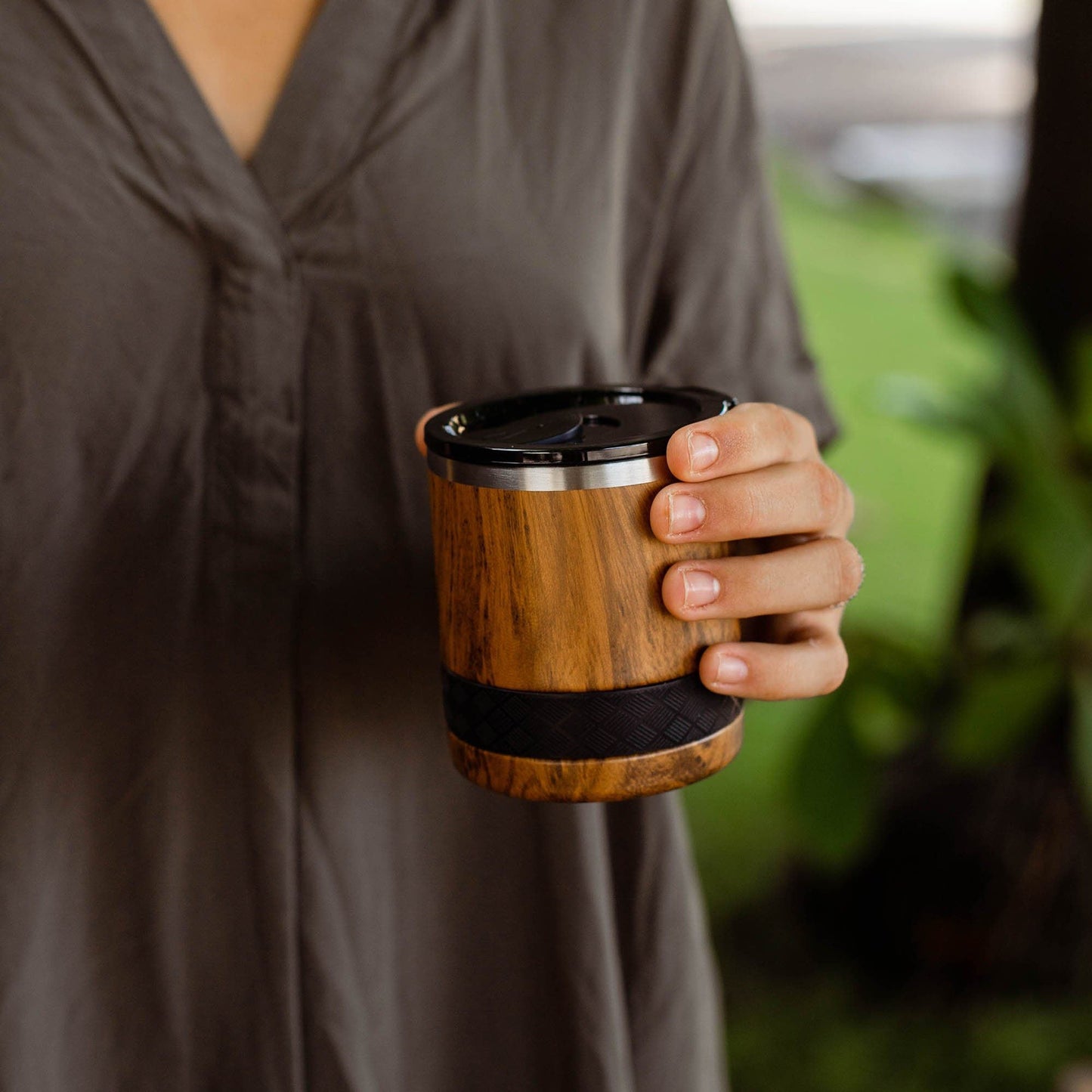 Recess 10oz Rocks Tumbler - Teakwood