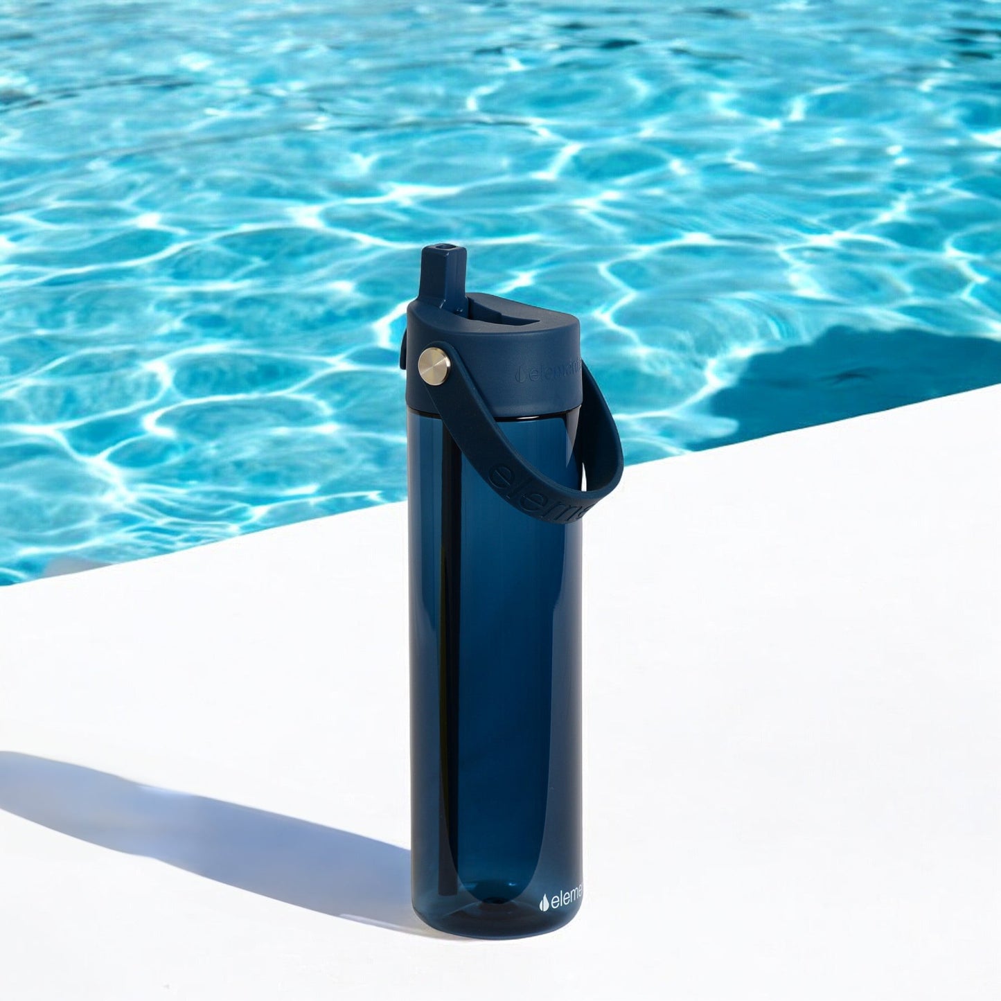 26 oz Tritan Plastic Water Bottle - Navy