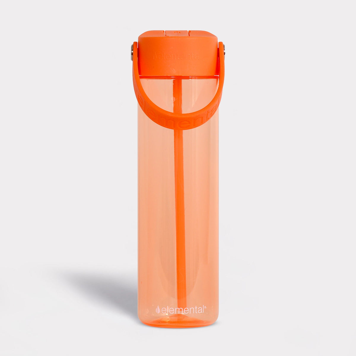 26 oz Tritan Plastic Water Bottle - Orange