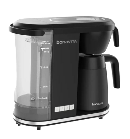 Bonavita Enthusiast 8-Cup Coffee Maker, Stainless Steel Carafe, Matte Black