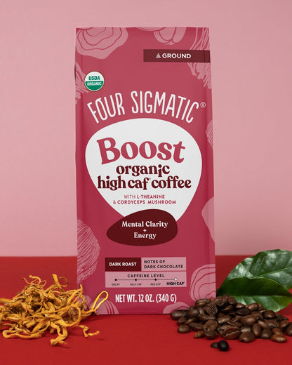 Boost High Caf Ground Coffee Bag