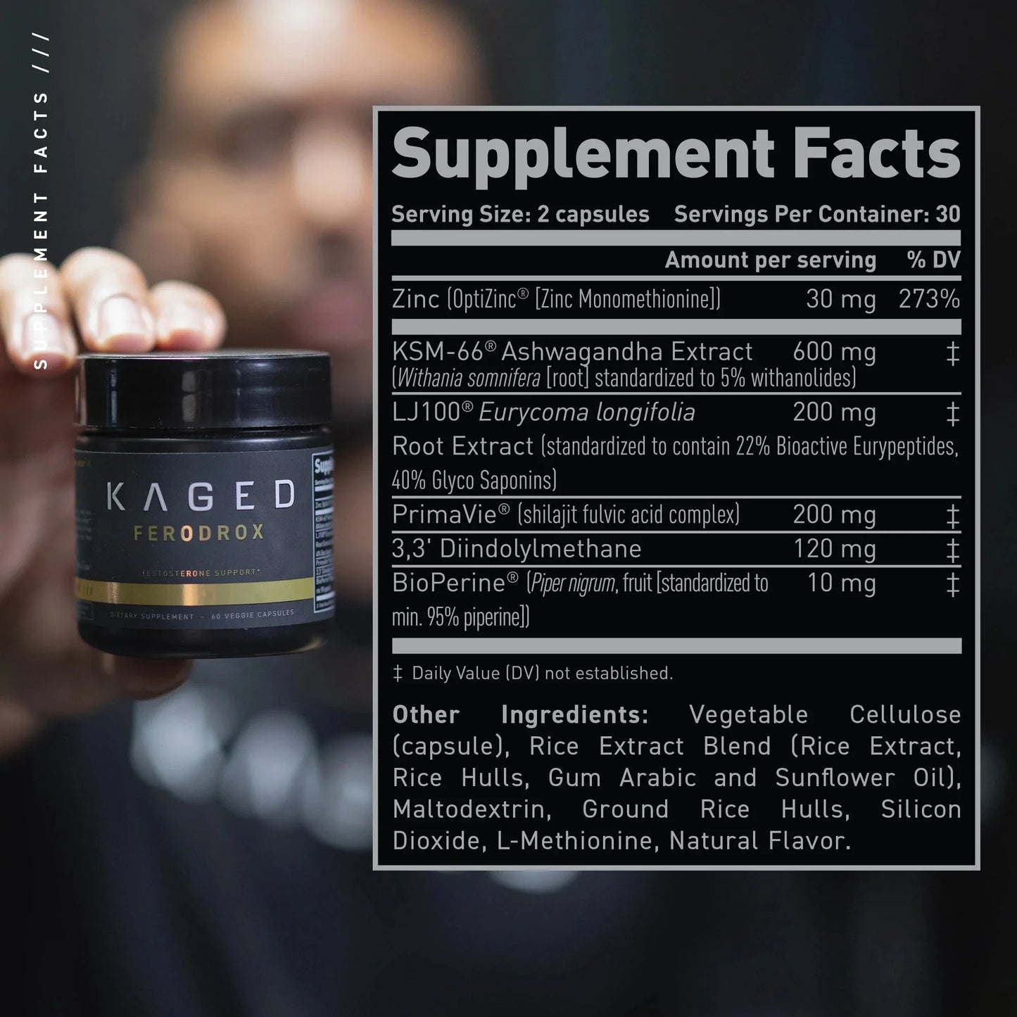 Kaged Ferodrox Testosterone Support