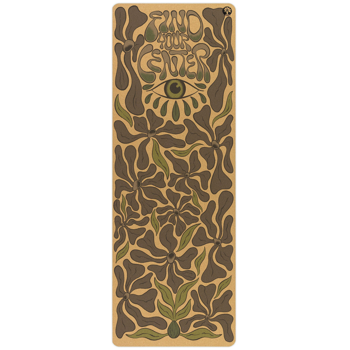 Find Your Center Aura Cork Yoga Mat