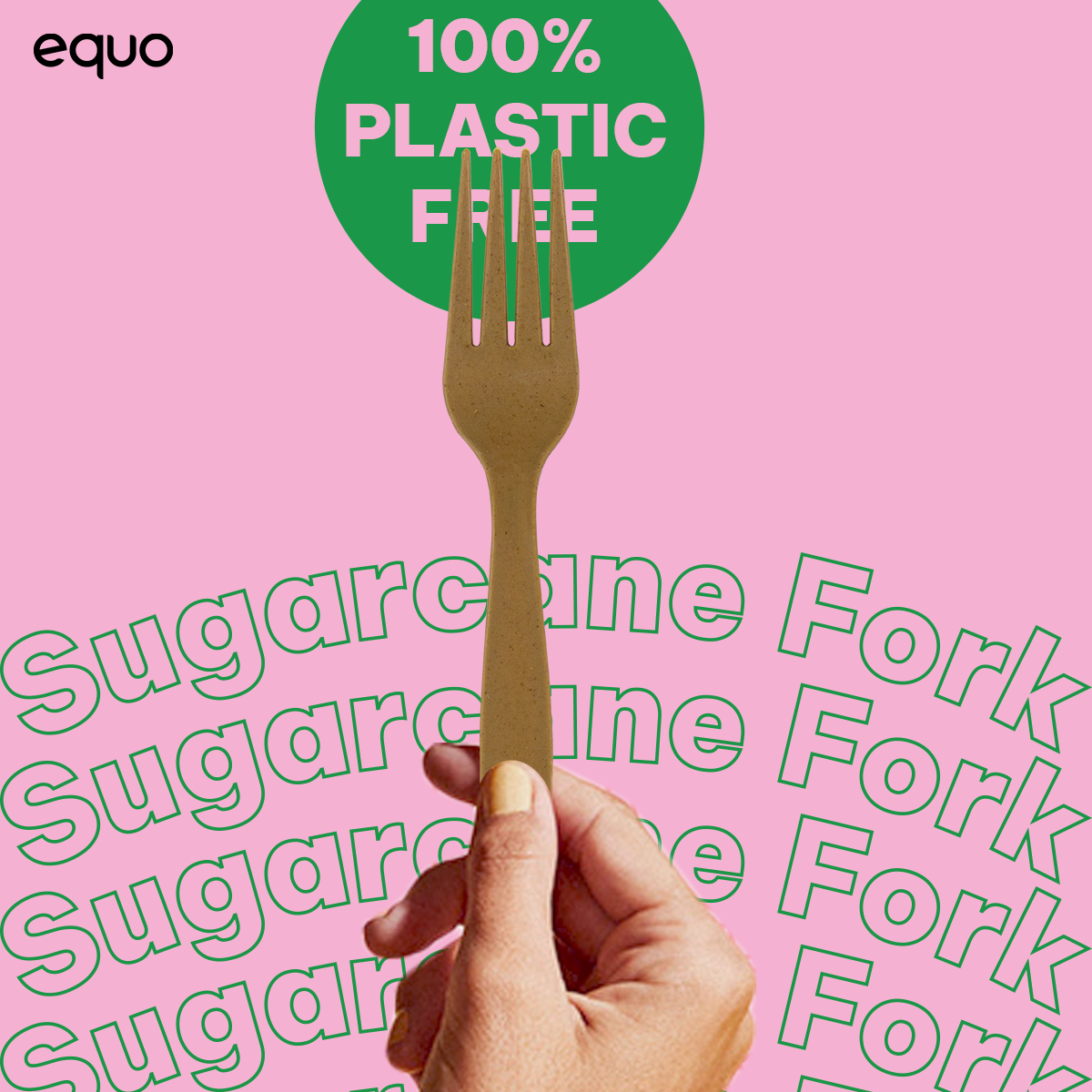 Sugarcane Forks (Wholesale/Bulk) - 1000 count by EQUO