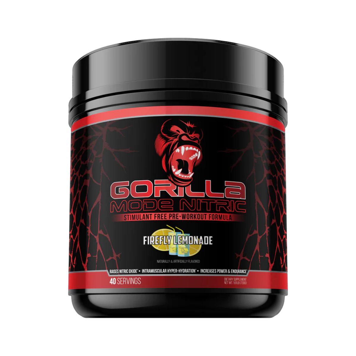 Gorilla Mind Gorilla Mode Nitric Stim-Free Pre-Workout