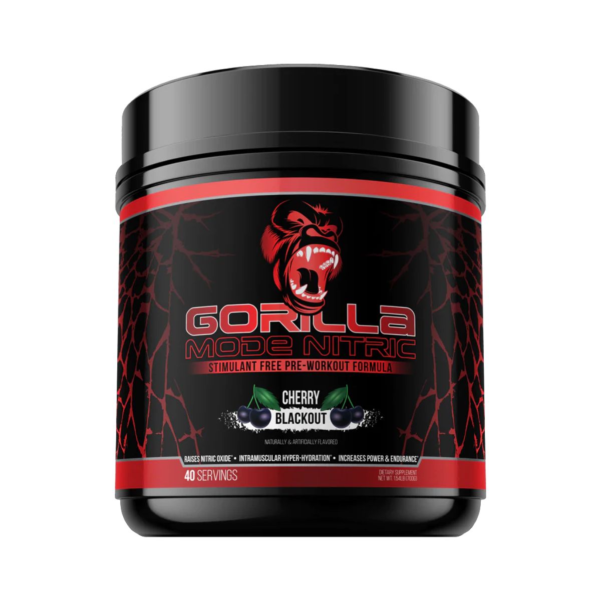 Gorilla Mind Gorilla Mode Nitric Stim-Free Pre-Workout