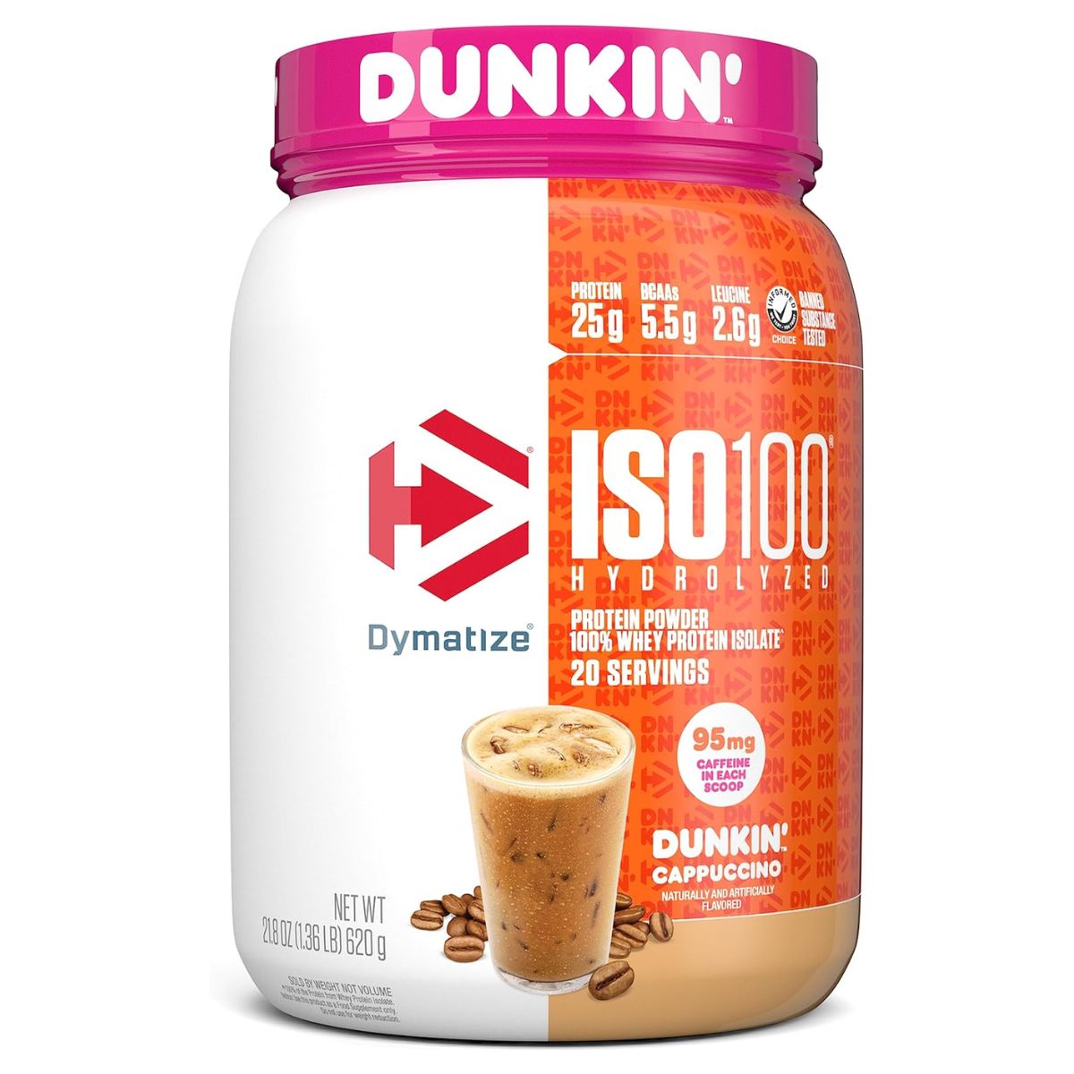 Dymatize ISO100 in Dunkin' Flavors