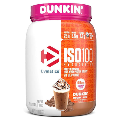 Dymatize ISO100 in Dunkin' Flavors