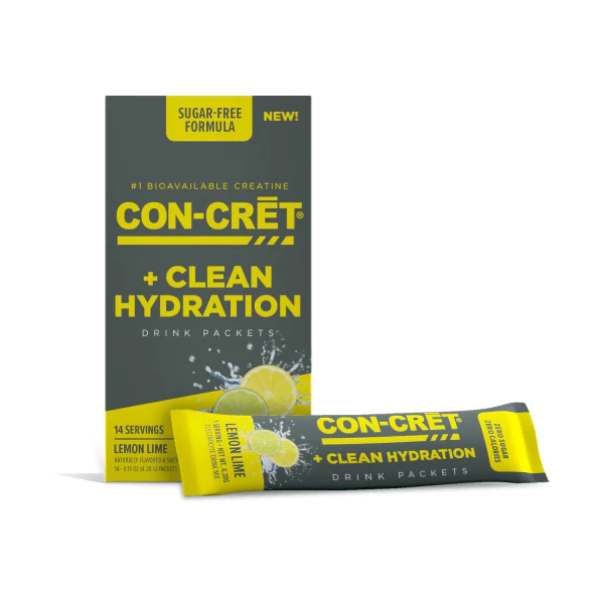 Con-Cret + Clean Hydration Full Electrolyte Profile Plus Vitamins and Creatine HCl Performance Hydration