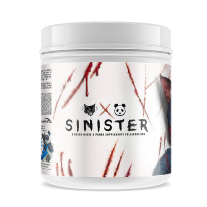 PANDA SINISTER Pre Workout - A Black Magic and Panda Supplements Collaboration