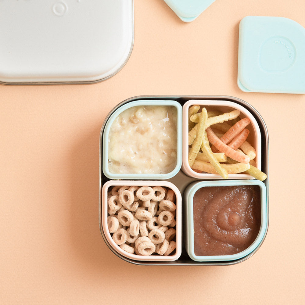 Ready Go! Bento Mealtote & GrowBento Set - Pink Cloud by Miniware