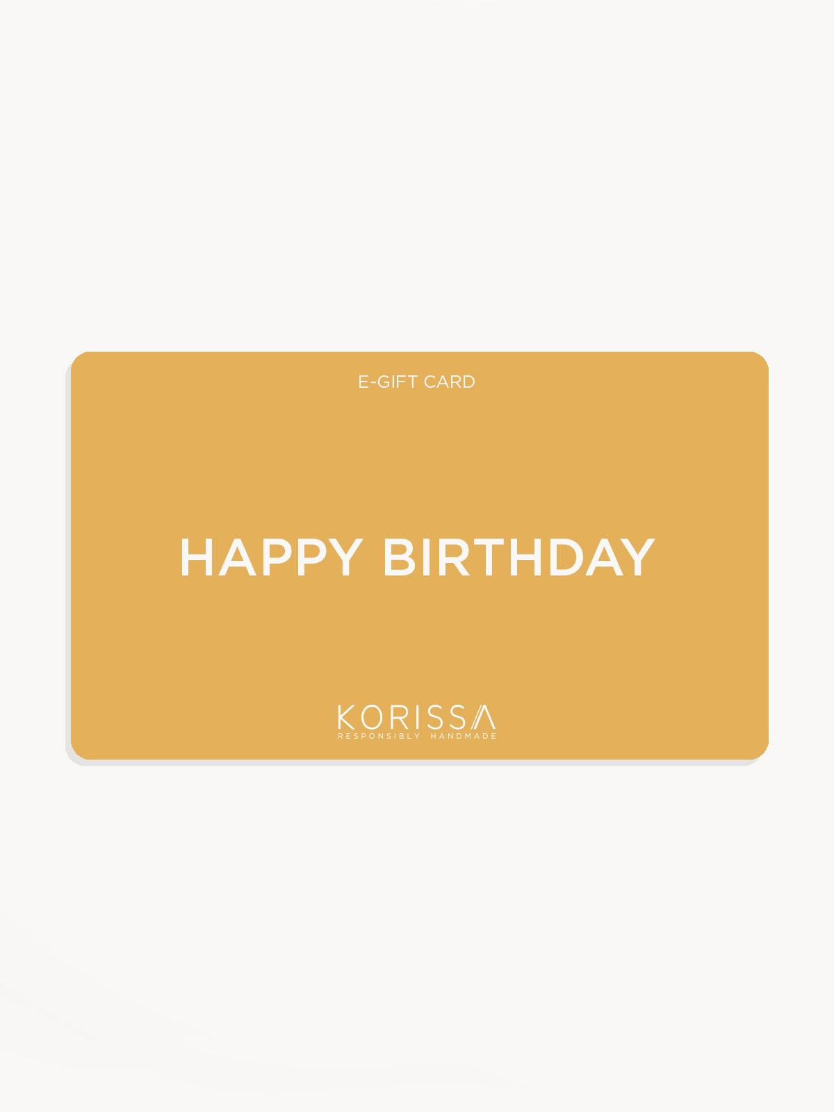 [Happy Birthday] E-Gift Card