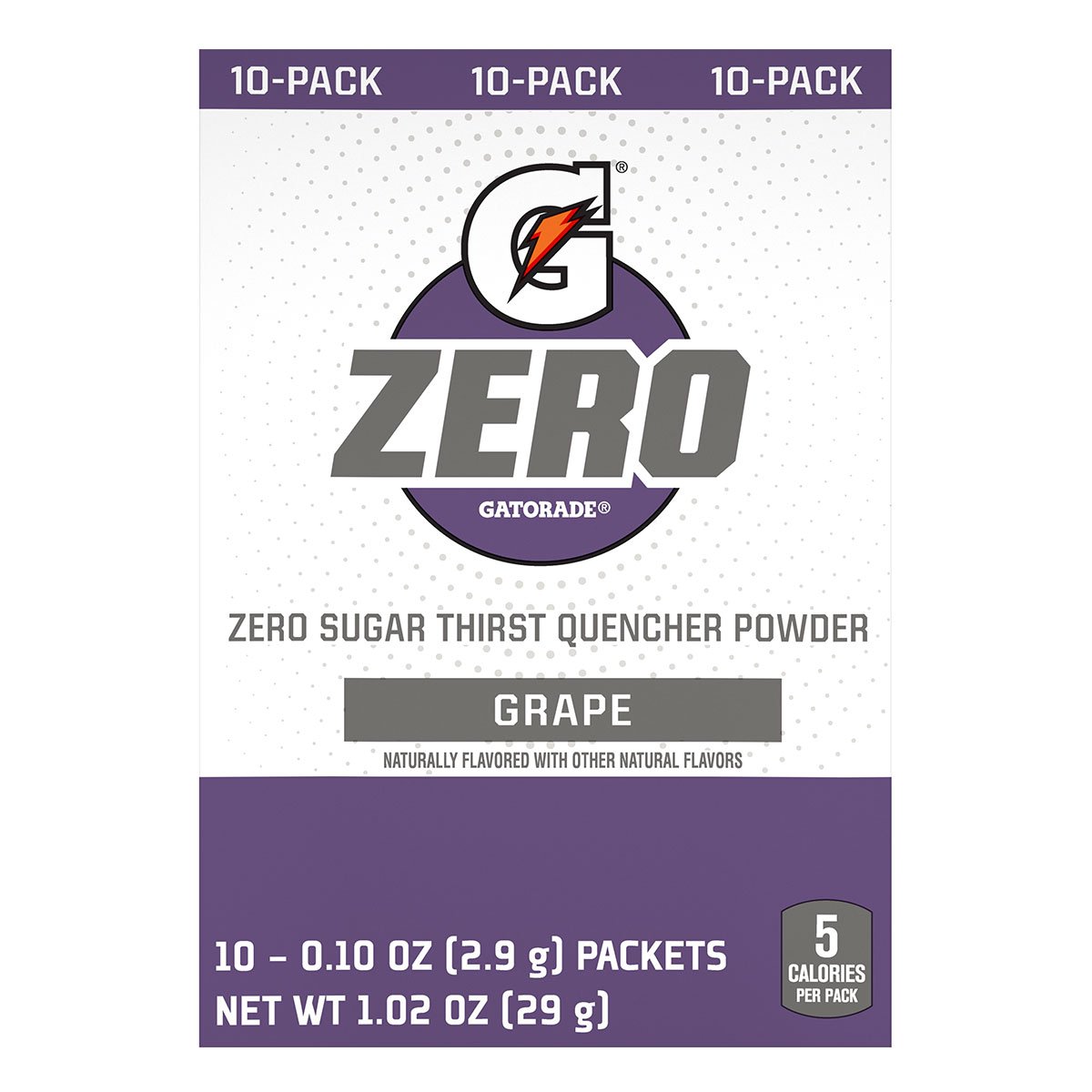 Gatorade G Zero Powder Packs