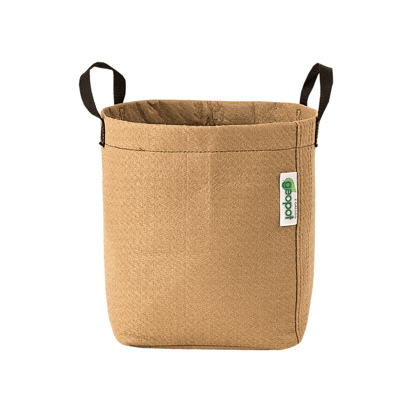 GeoPot Fabric Pot with Handles - Tan by Geopot