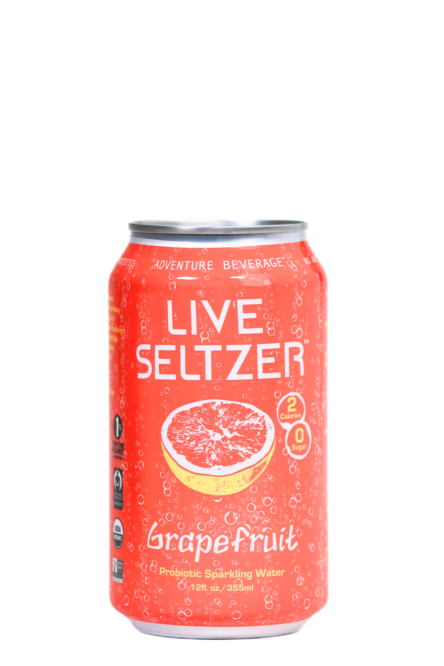 Grapefruit Live Seltzer (case of 12) by KombuchaTown