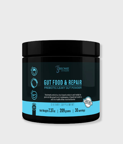 Gut Food and Repair by Biome and Beyond