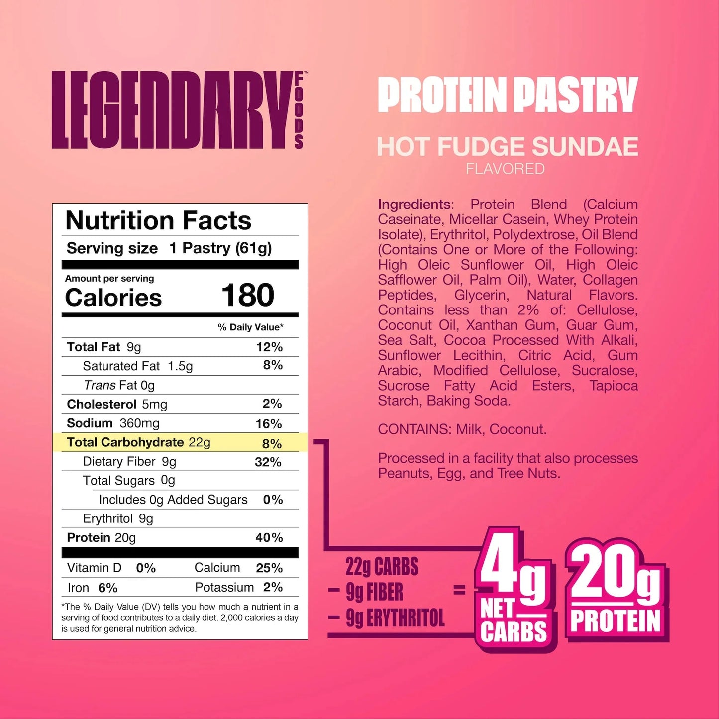 Legendary Foods Tasty Protein Pastry