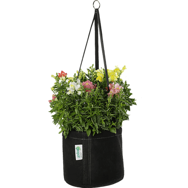 GeoPot Fabric Pot Hanging Garden Basket by Geopot