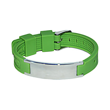 Silicone Energy Bracelet 4-in-1. 8 Colors available. Model SB032