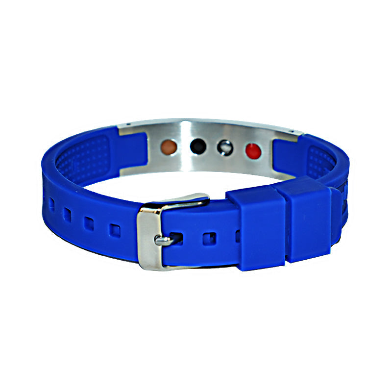 Silicone Energy Bracelet 4-in-1. 8 Colors available. Model SB032