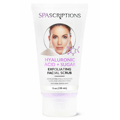 Hyaluronic Acid + Sugar Exfoliating Facial Scrub