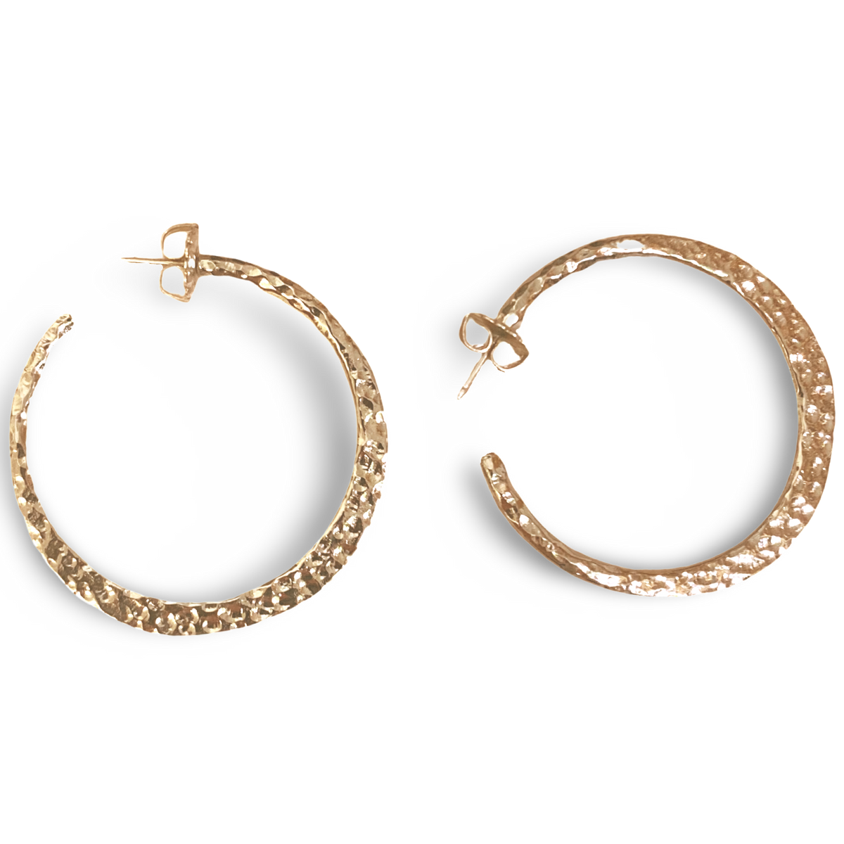 Hammered Hoops by The Urban Charm