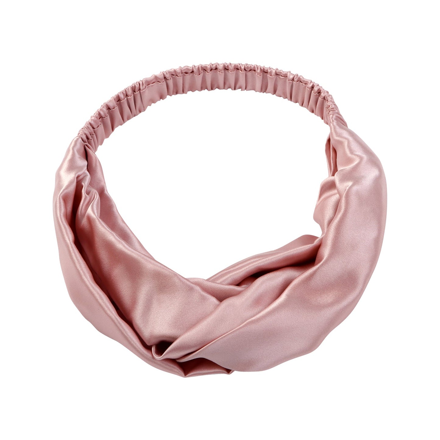 Twist Style Silk Headband with Elastic Band