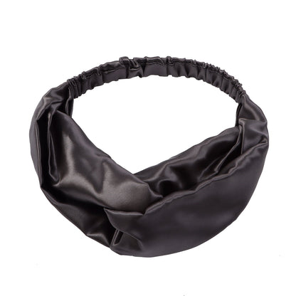 Twist Style Silk Headband with Elastic Band