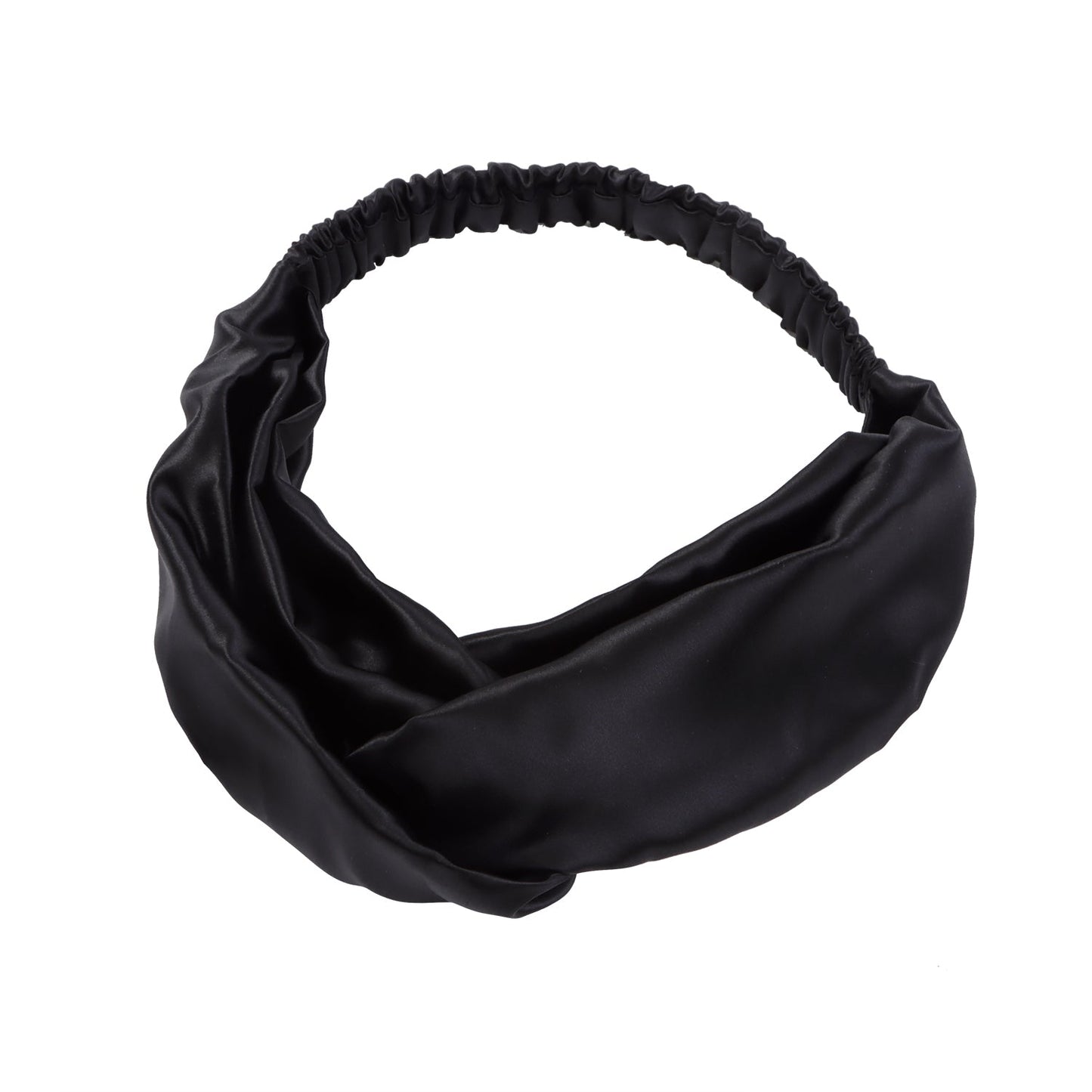 Twist Style Silk Headband with Elastic Band