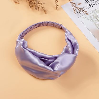 Twist Style Silk Headband with Elastic Band