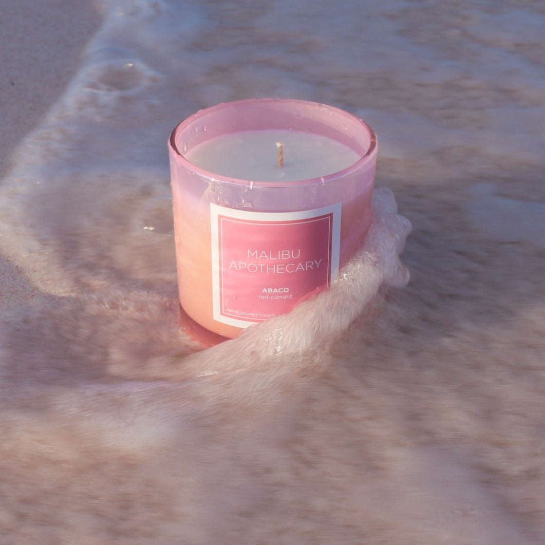 Iridescent Pink Candle