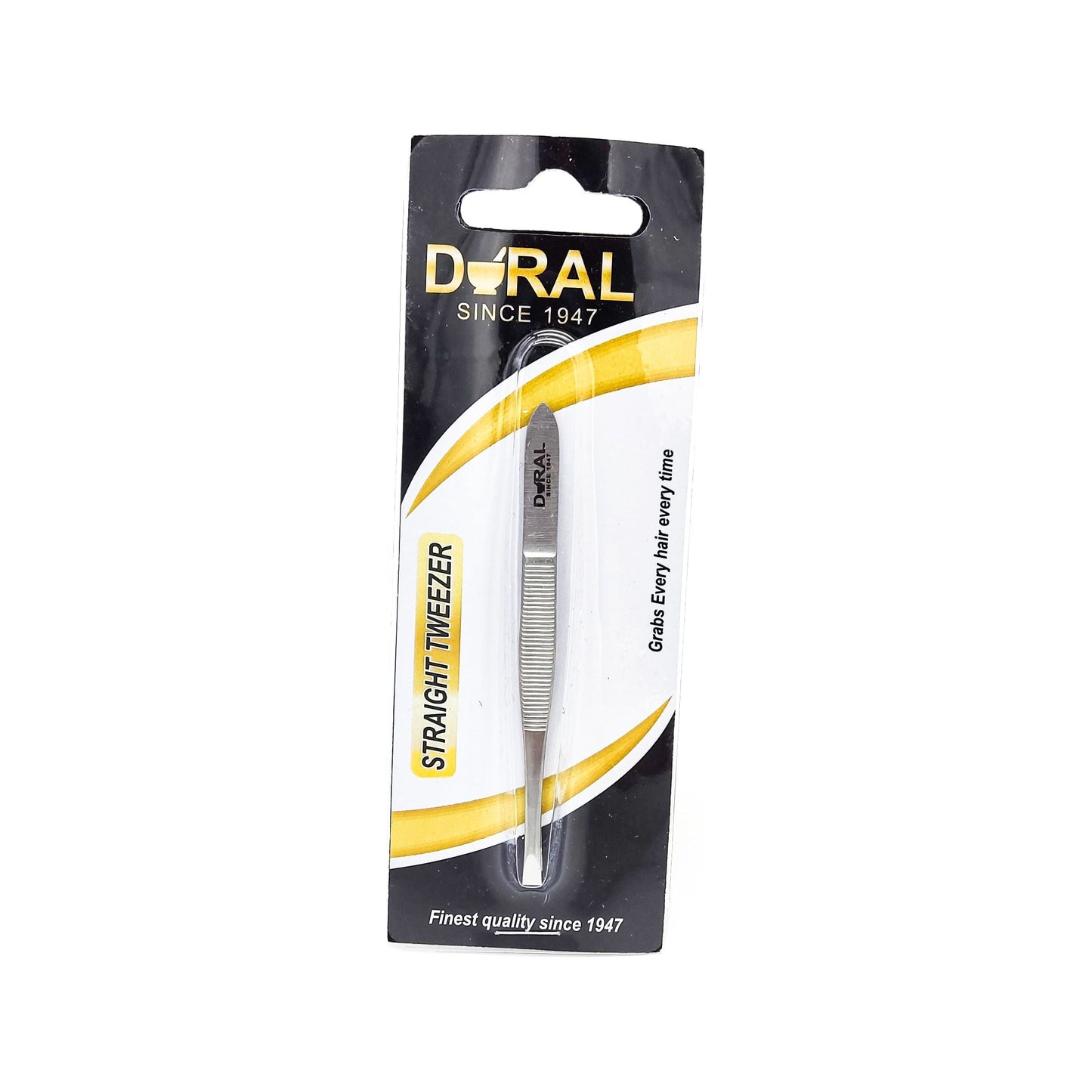 Dural Straight Tweezer Classic Silver