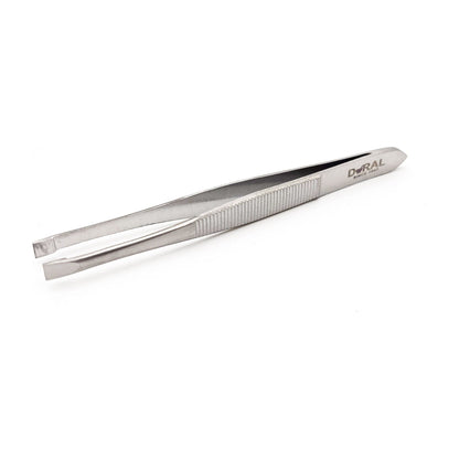 Dural Straight Tweezer Classic Silver