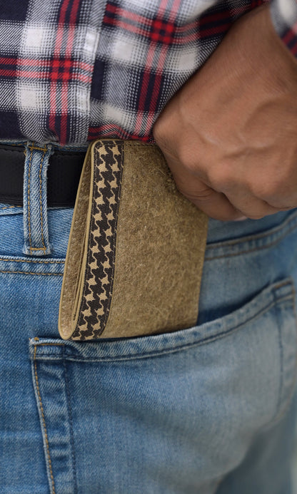 Natural Mens Wallet by Zenkindstore