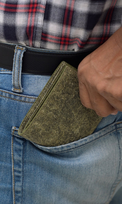 Natural Mens Wallet by Zenkindstore