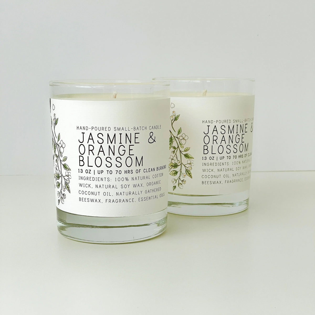 Jasmine and Orange Blossom Candle - Just Bee Candles