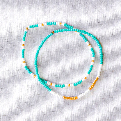 Simple Seed Bead Bracelets - Set of 2 by Upavim Crafts