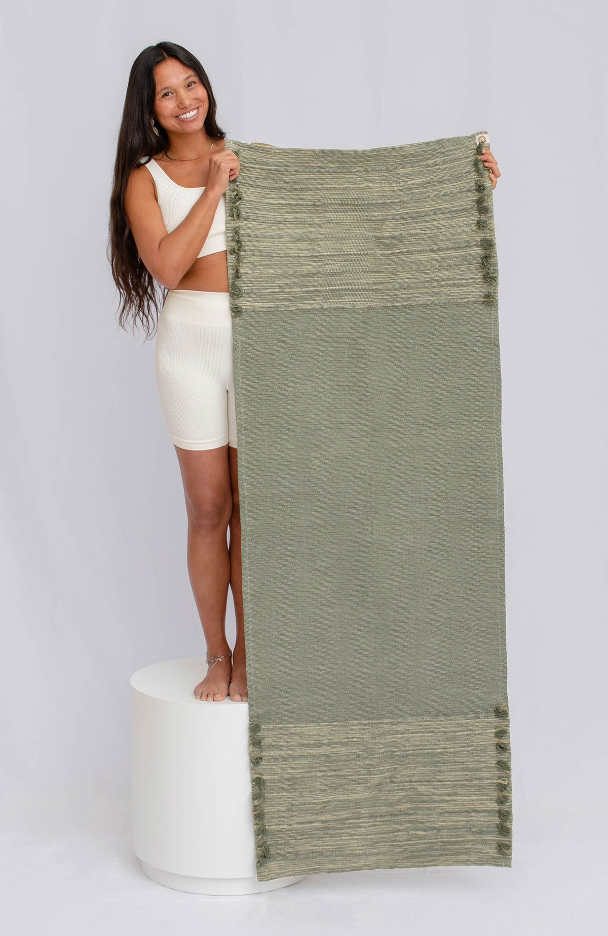 Jade & Jute - Herbal Dyed Mat by okoliving