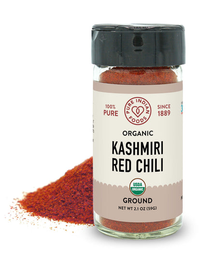 Kashmiri Chili Powder (Mild), Certified Organic