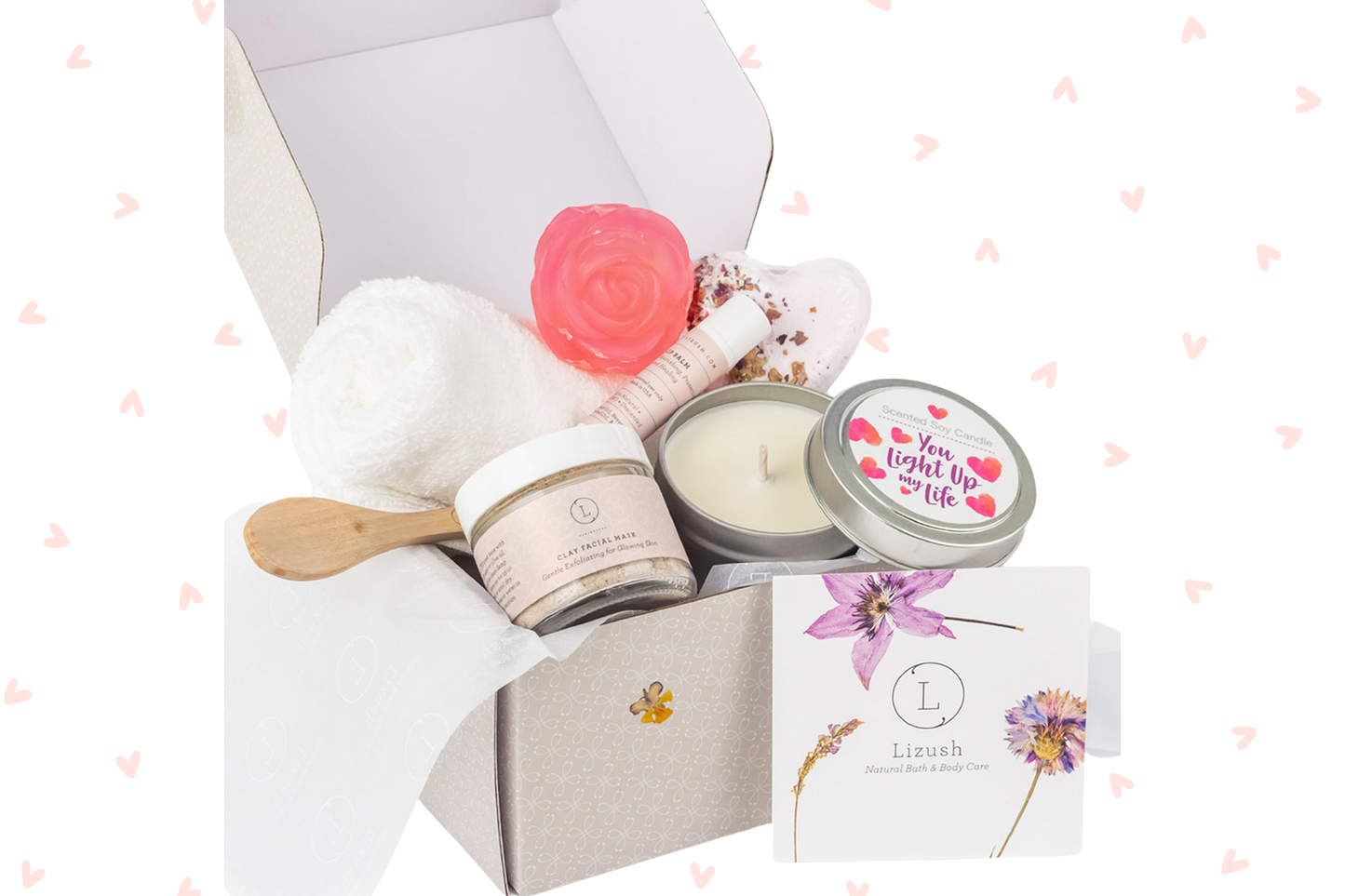 Mother's day - Natural Skincare Gift Box, Cute LOVE Special Gift Box, Mother's Day Gift