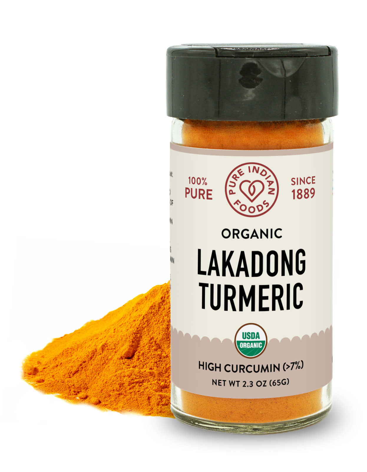 Lakadong Turmeric (High Curcumin >7%), Certified Organic