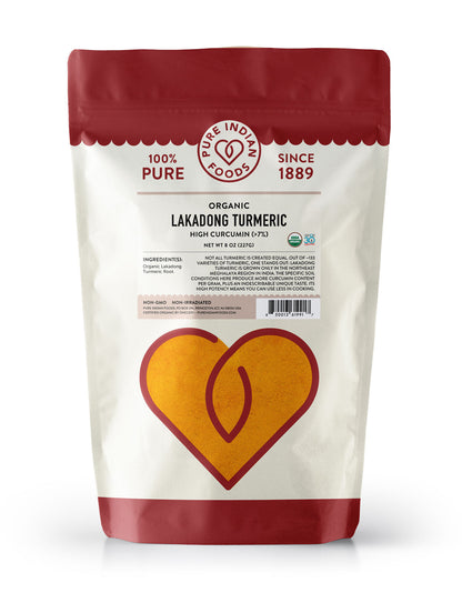 Lakadong Turmeric (High Curcumin >7%), Certified Organic