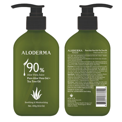 Pure Aloe Vera Gel + Tea Tree Oil