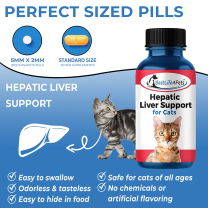 Natural Hepatic Liver Support for Cats by BestLife4Pets