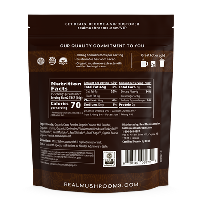 Mushroom Hot Chocolate Mix by Real Mushrooms