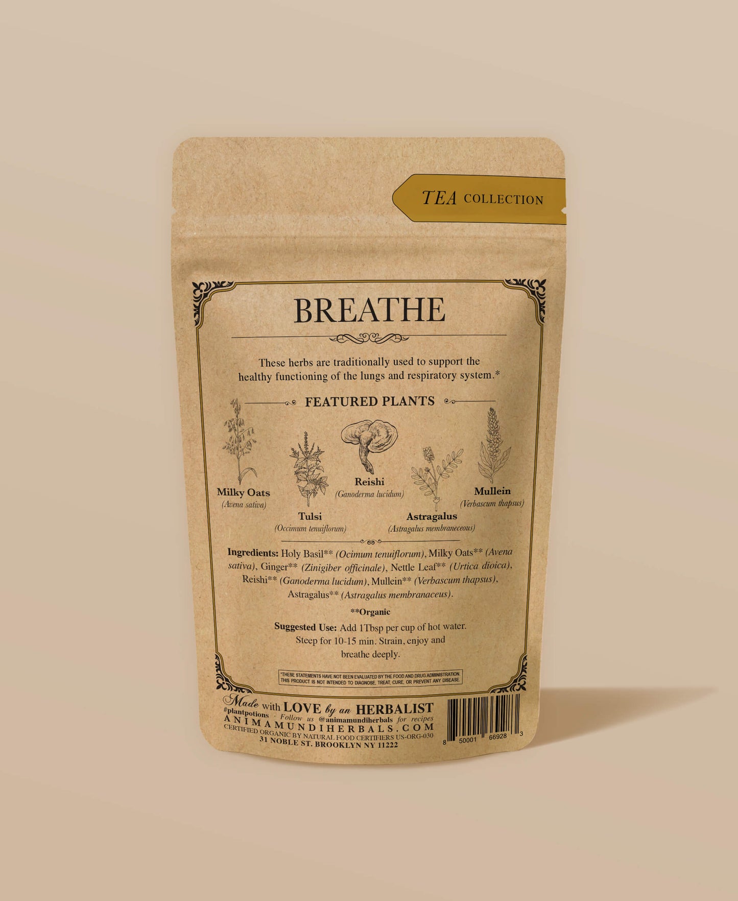 BREATHE Tea | Organic Lung Tonic